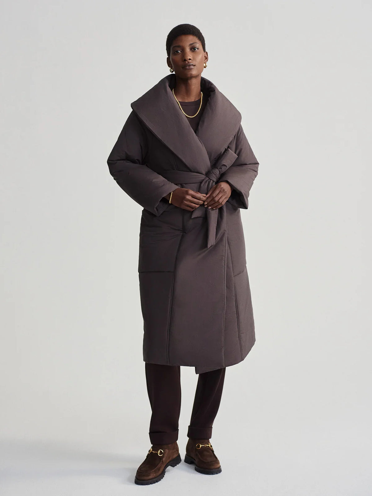 Ana Long Wrap Coat