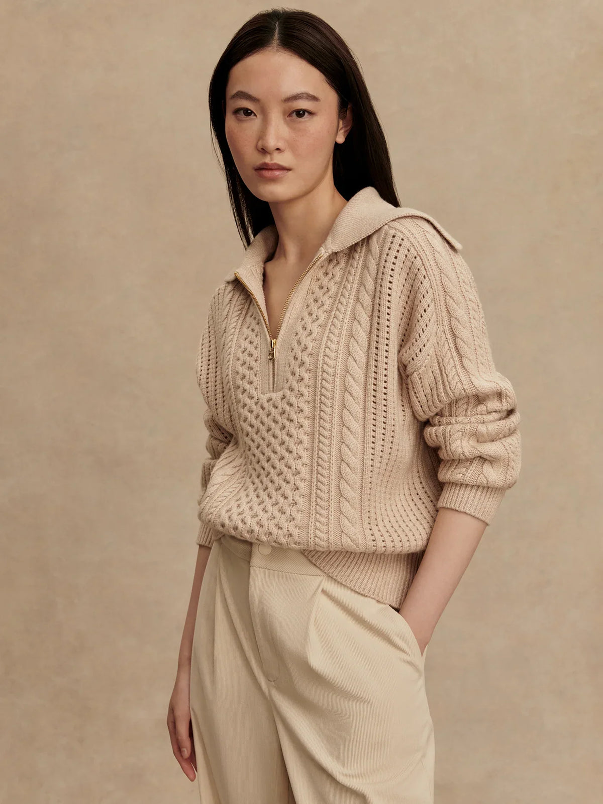Camello Cable Half Zip 2.0