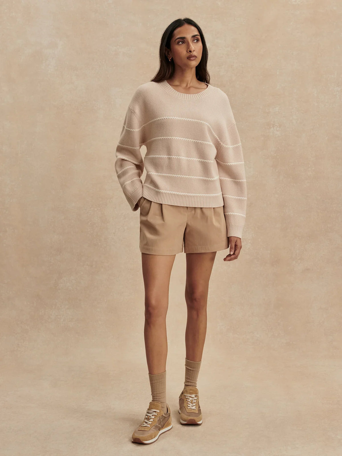 Meryl Stripe Knit Sweater