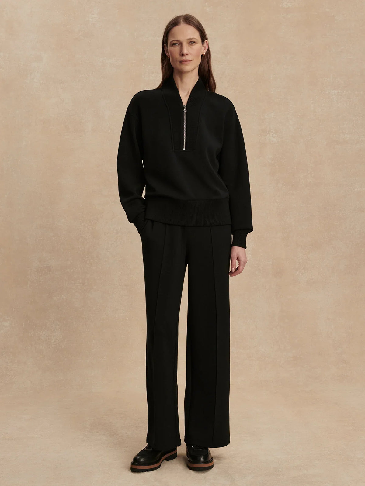 Sally Half Zip Sweat