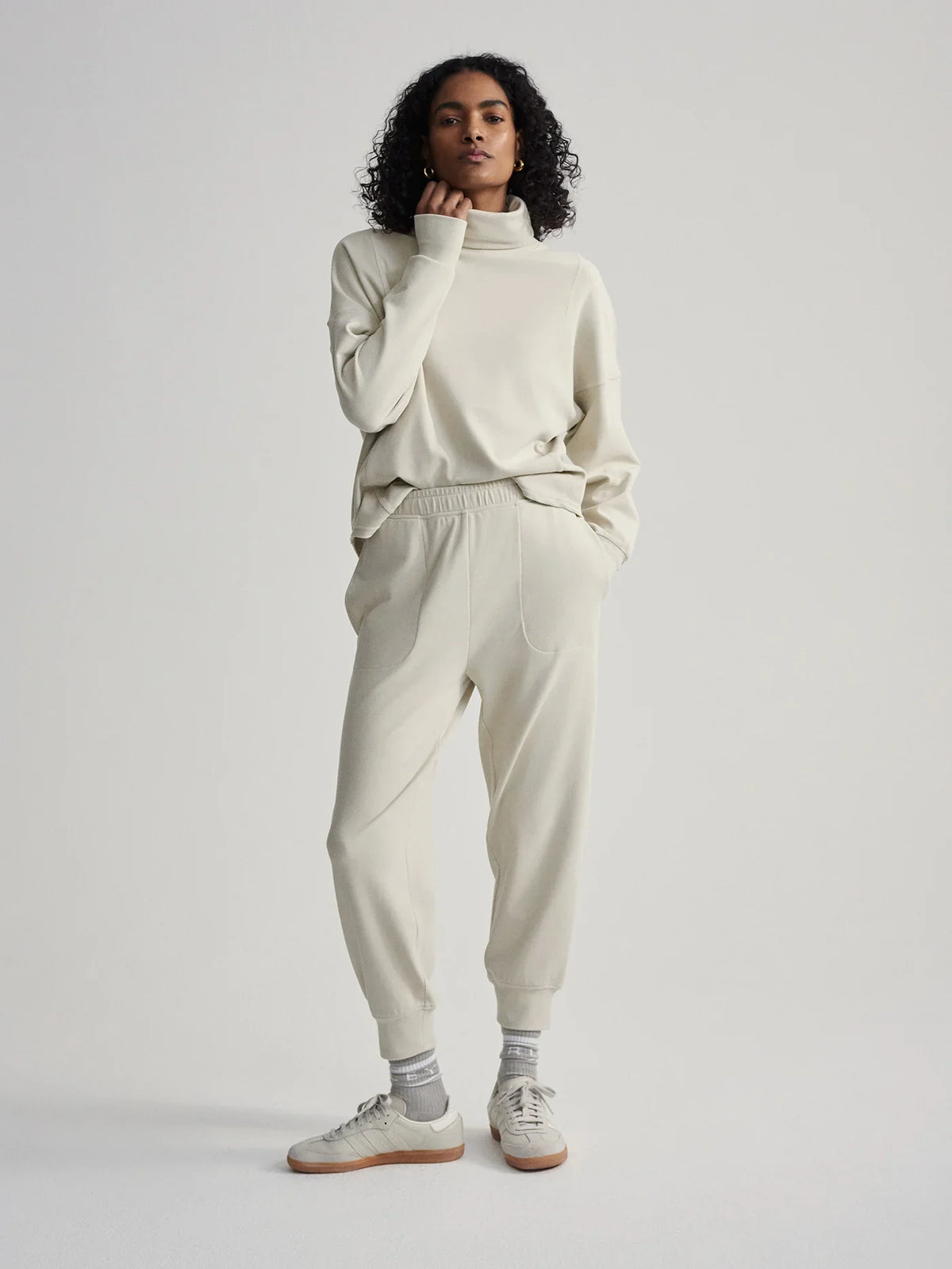 Brushed Rib Slim Cuff Pant 25