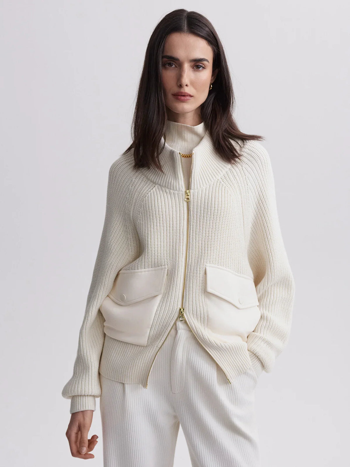 Tessa Zip-Through Knit Jacket