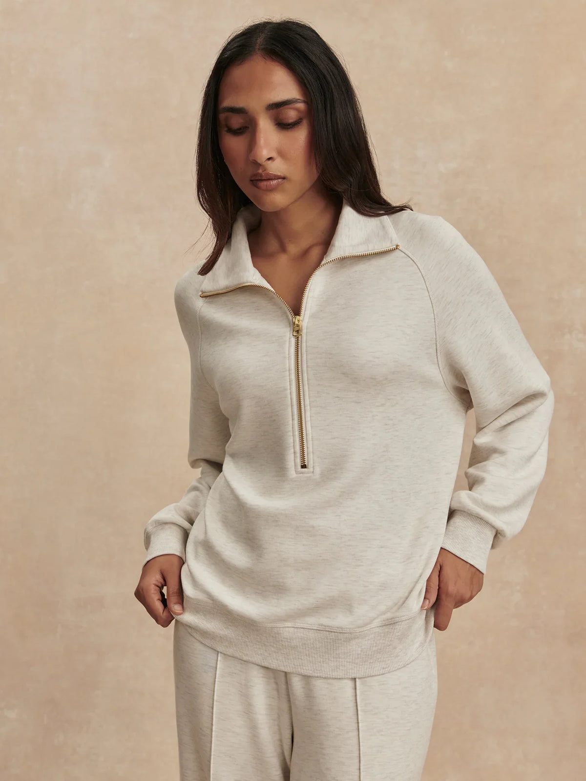 Selene Half Zip Sweat