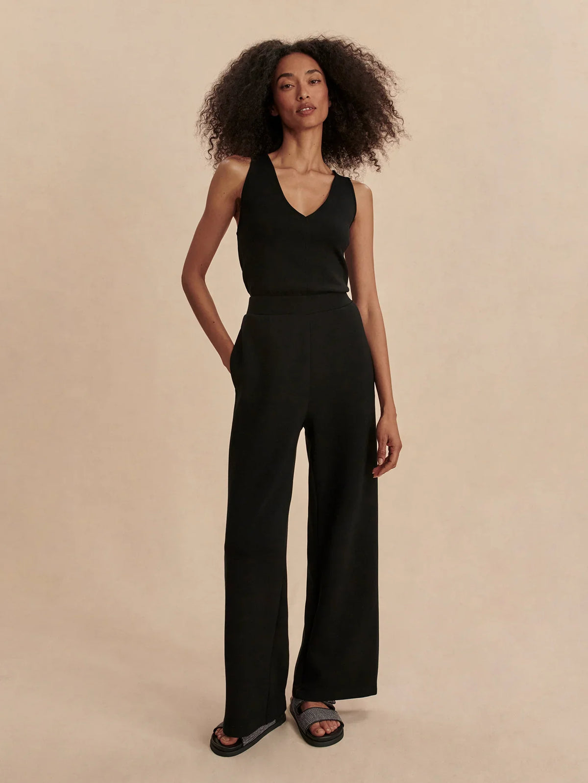 Alina Wide Leg Jumpsuit