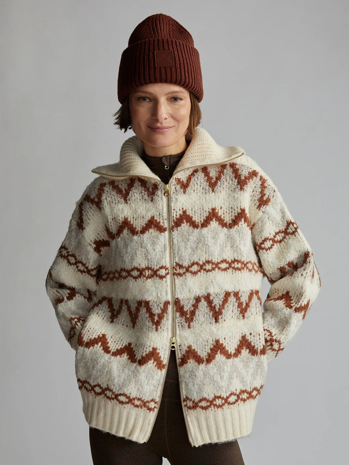 Brooke Fairisle Knit Jacket