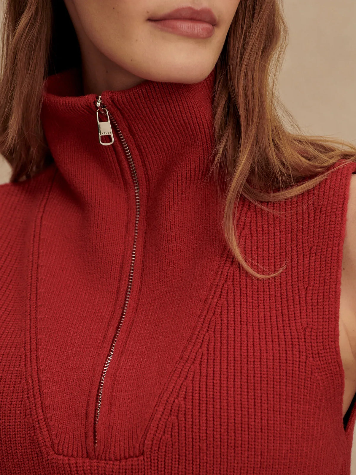 Amina Half Zip Knit