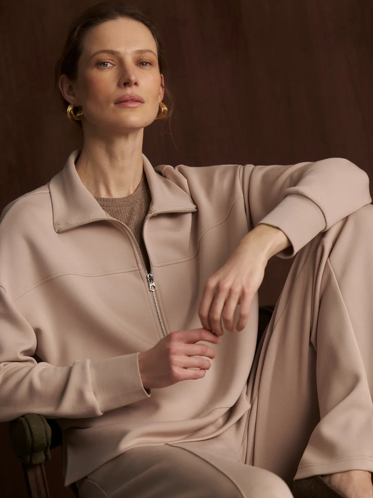 Kayleigh Half Zip Sweat