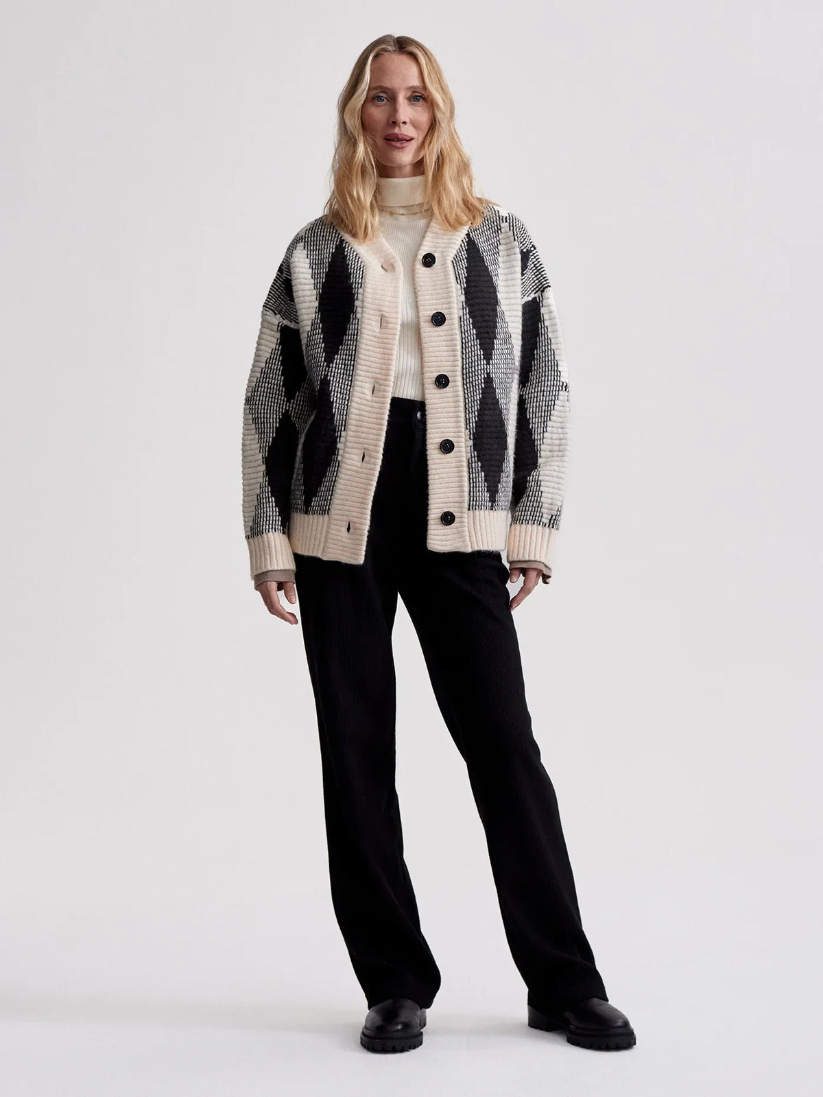 Nancy Jacquard Knit Jacket