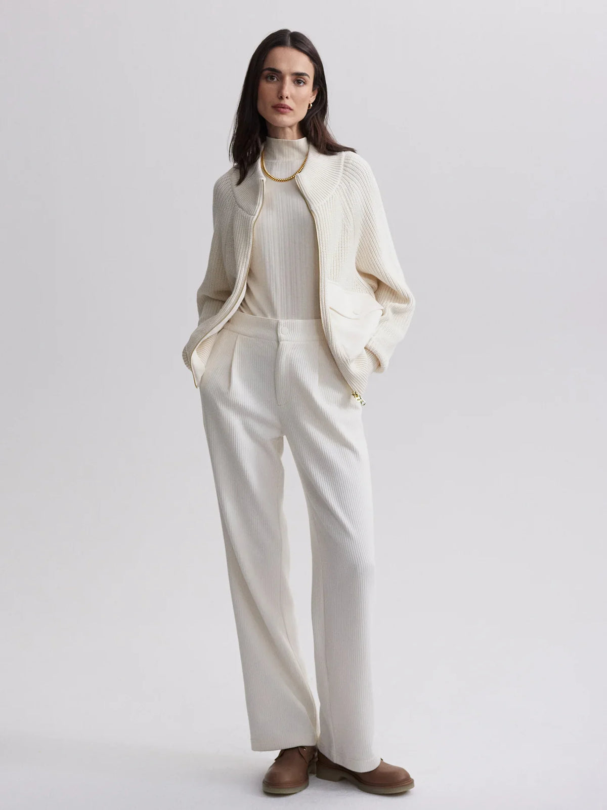 Tessa Zip-Through Knit Jacket